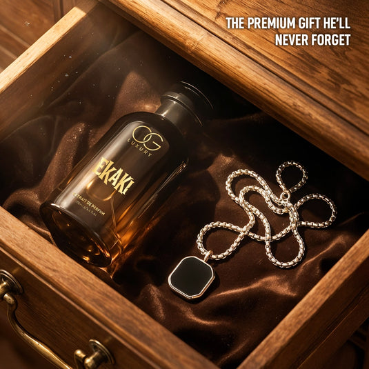 OG Luxury Ekaki Limited Edition Gift Set - 100ml Extrait de Parfum & Chain with Pendant