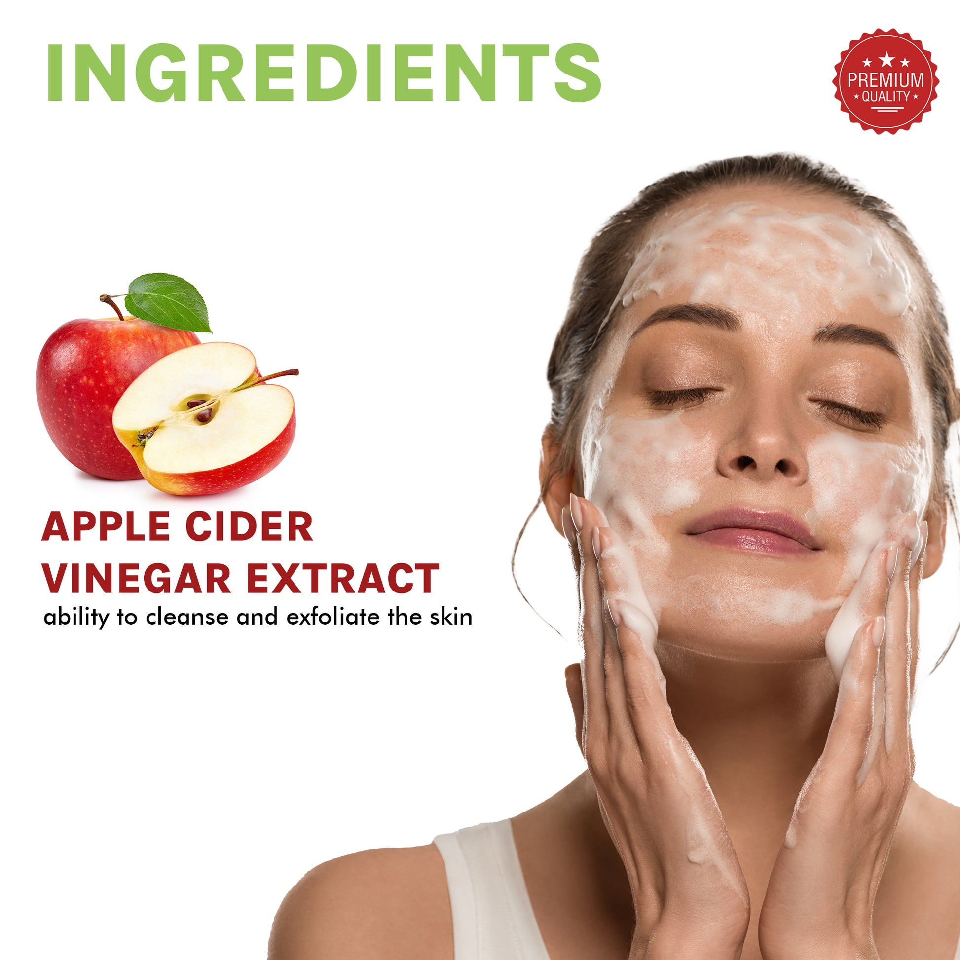 Benefits of Apple Cider Vinegar Foaming Face Wash