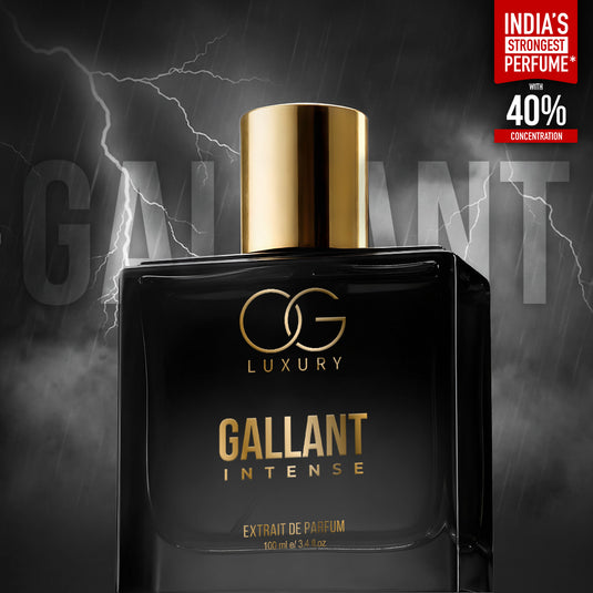OG Luxury Extrait De Parfum Shadow & Gallant Intense Combo – India’s First & Strongest Perfume with 40% Concentration, 100ml Each