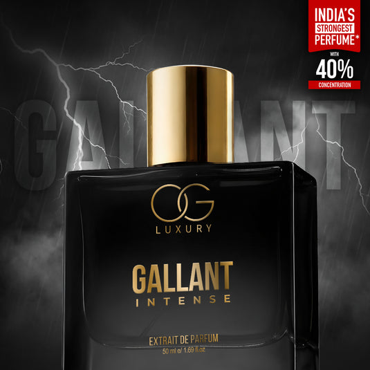 OG Luxury Extrait De Parfum Shadow & Gallant Intense Combo – India’s First & Strongest Perfume with 40% Concentration, 50ml Each
