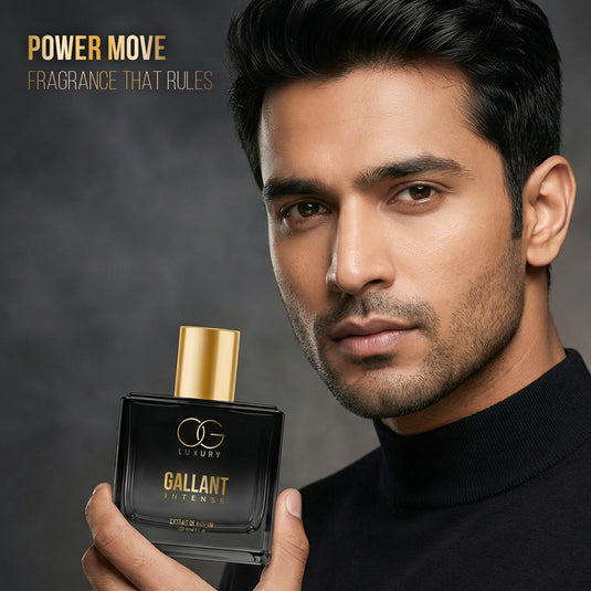 OG Luxury Extrait De Parfum Shadow & Gallant Intense Combo – India’s First & Strongest Perfume with 40% Concentration, 100ml Each