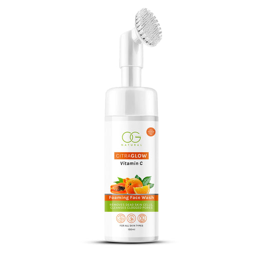 OG Beauty Natural Citraglow Vitamin C  Foaming Face Wash 150 Ml