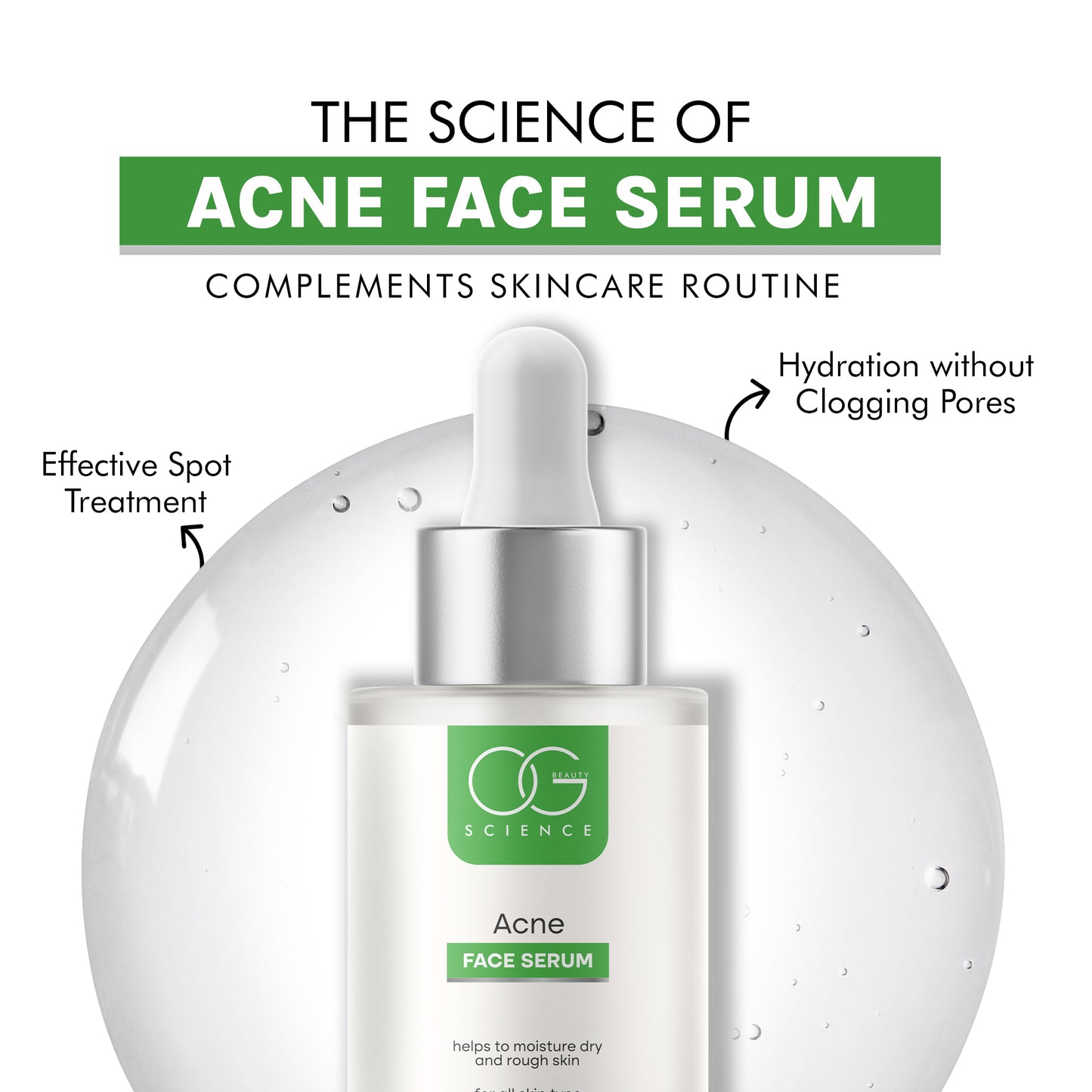 OG BEAUTY SCIENCE Acne Face Serum 30 ml