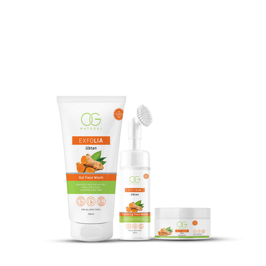 OG Beauty Natural Glow Kit: Exfolia Ubtan Skincare Set