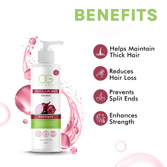 OG BEAUTY Natural Complete Hair Nourishment: Onion & Keratin Essentials