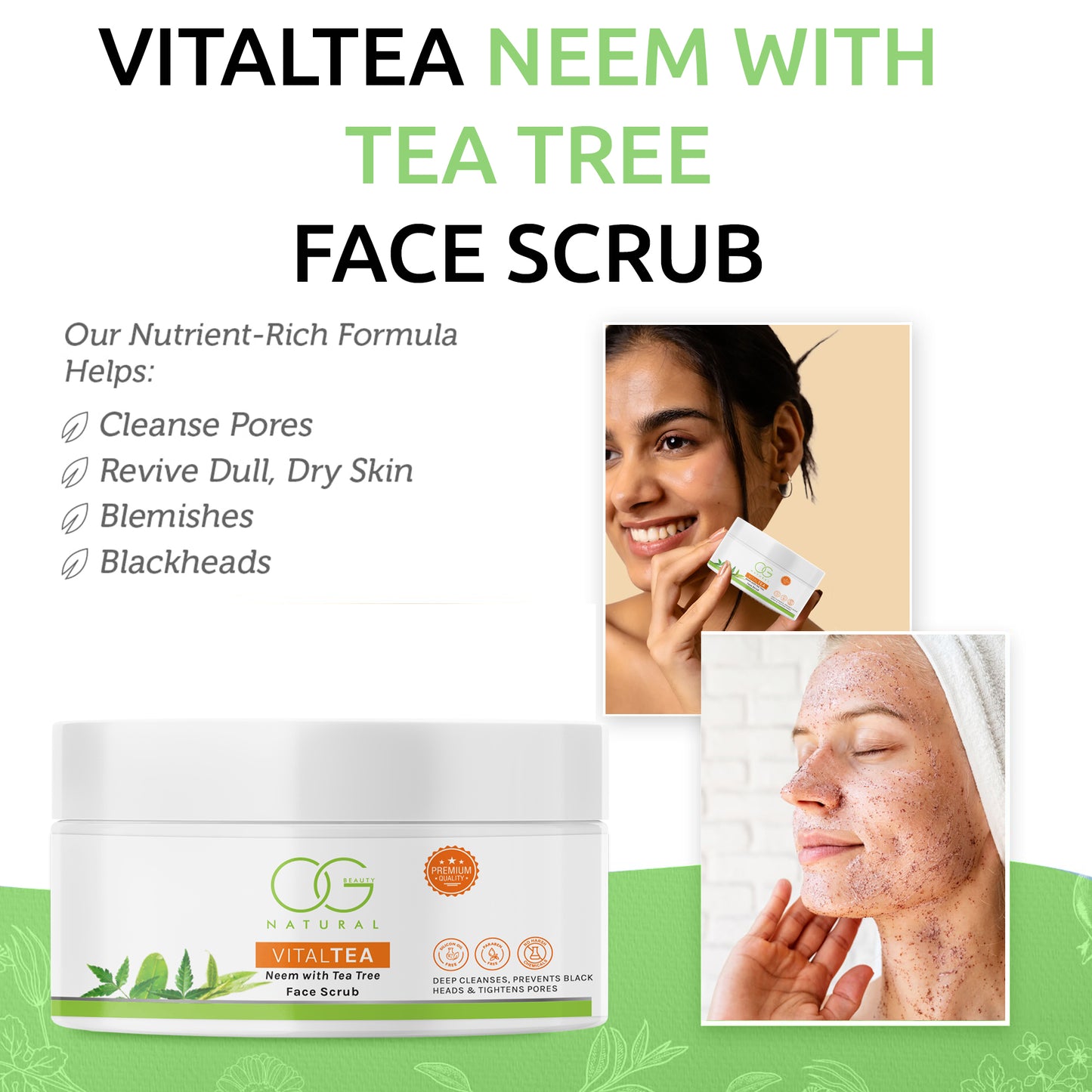 face scrub for acne and blackheads