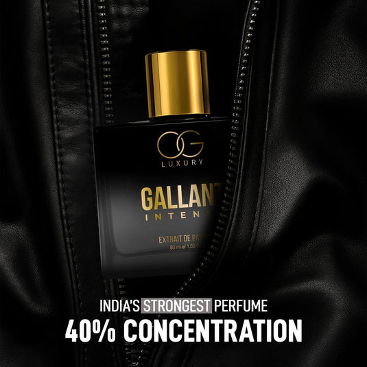 OG Luxury Extrait De Parfum Gallant Intense – India’s Strongest Perfume with 40% Concentration, 50 ml