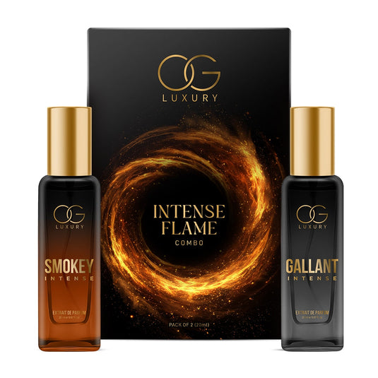 OG Luxury Intense Flame & Signature Oud Combo | Extrait De Parfum - Pack of 4 (20ml each)
