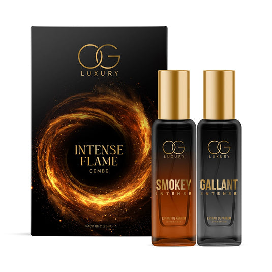 OG Luxury Intense Flame & Signature Oud Combo | Extrait De Parfum - Pack of 4 (20ml each)