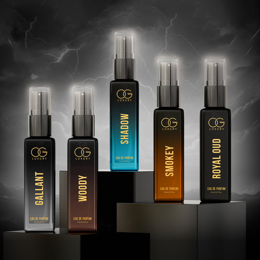 OG BEAUTY Luxury Perfume Gift Set for Men | 5 Eau De Parfum Scents (5 x 8ml) | Long-Lasting & Travel-Friendly