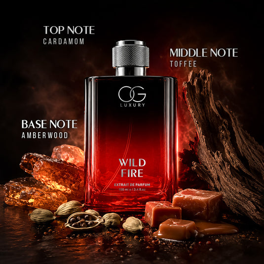 OG LUXURY Wild Fire - India’s First Perfume with Discovery Set Inside (4*3ml), 100ml