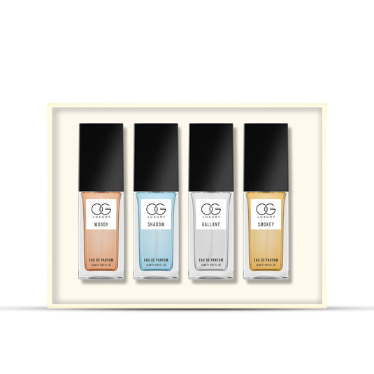 OG BEAUTY Luxury Elite Aura Perfume Gift Set for Men, 15ml Each
