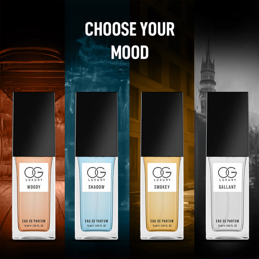 OG BEAUTY Luxury Elite Aura Perfume Gift Set for Men, 15ml Each