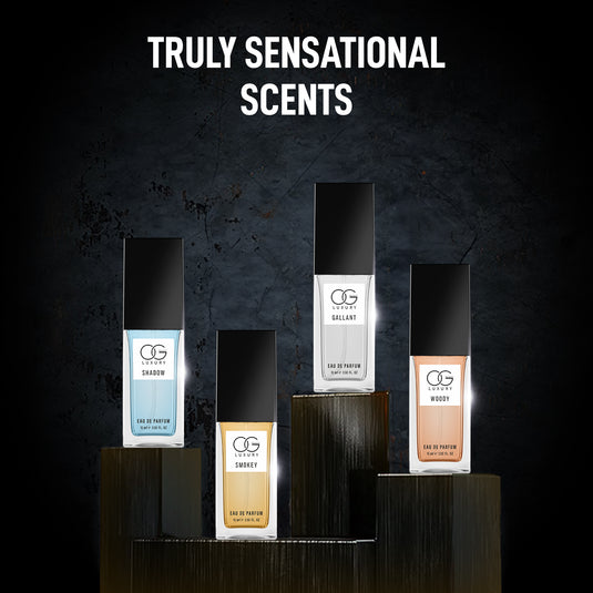 OG BEAUTY Luxury Elite Aura Perfume Gift Set for Men, 15ml Each