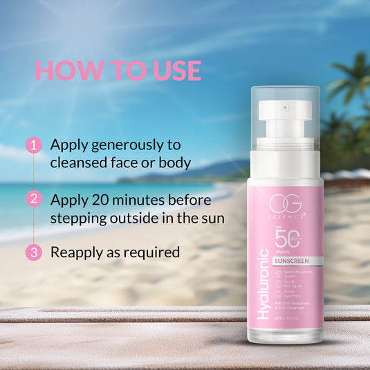 and Ceramide - Dermatologically Tested - Broad Spectrum 50ml