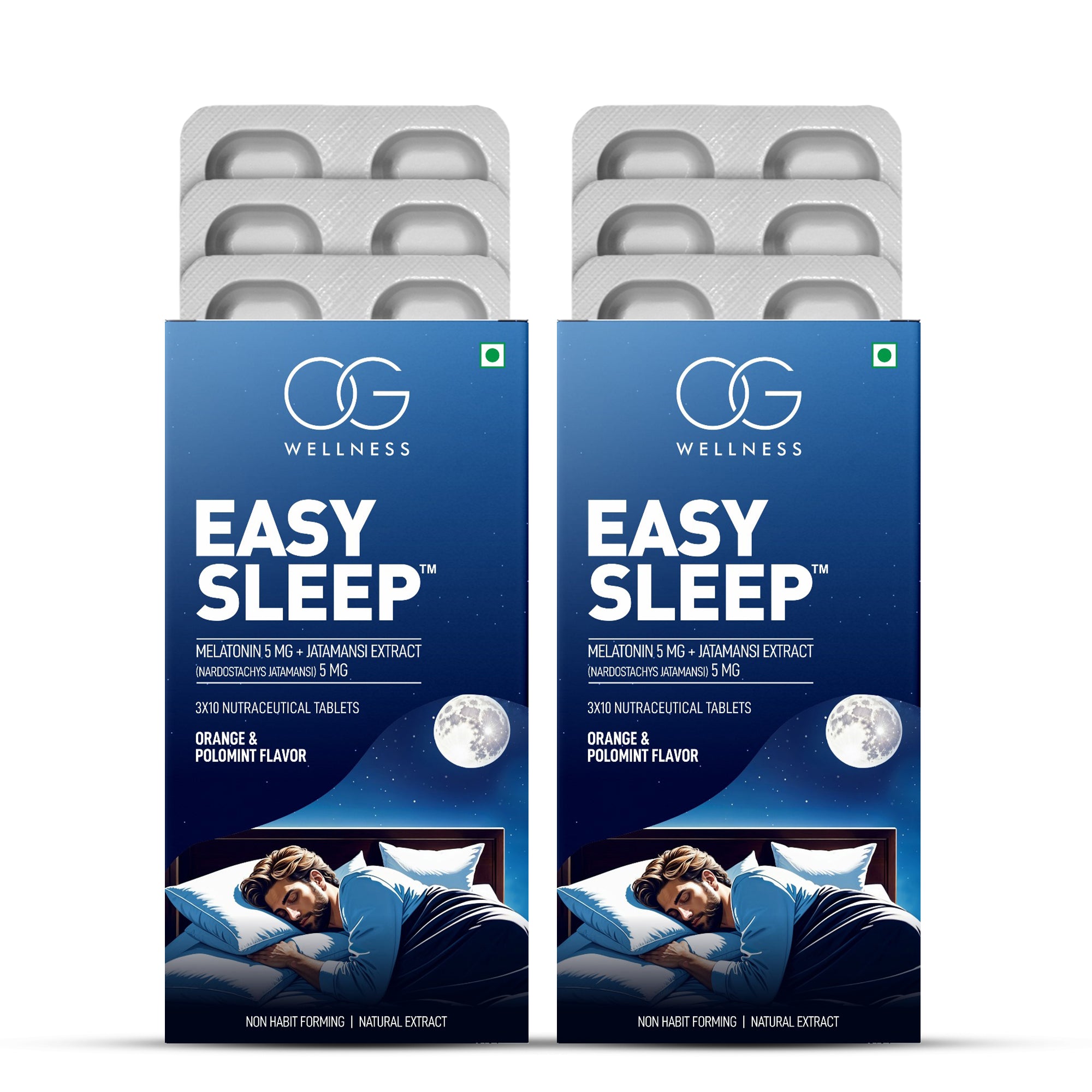 Sleep Mints Easy Sleep Chewing Mints | Melatonin Tablets | OG Luxury