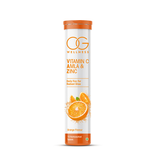 OG Wellness Health Booster Pack: Apple Cider Vinegar, Natural Sesbania Biotin, Vitamin C, Amla & Zinc