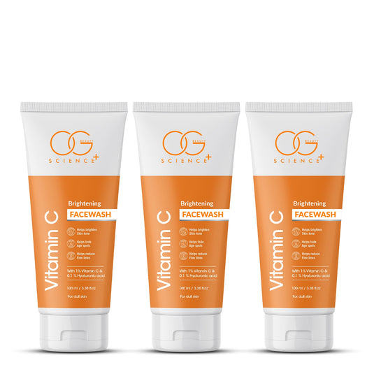 OG BEAUTY SCIENCE+ Vitamin C - Radiant Skin with Advanced Antioxidant Formula for Daily Use Face Wash (100 ml)