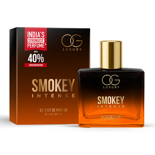 OG Luxury Extrait De Parfum Smokey Intense – India’s First & Strongest Perfume with 40% Concentration, 50 ml