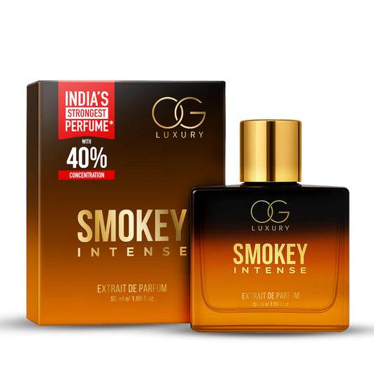 OG Luxury Extrait De Parfum Smokey Intense – India’s Strongest Perfume with 40% Concentration, 50 ml