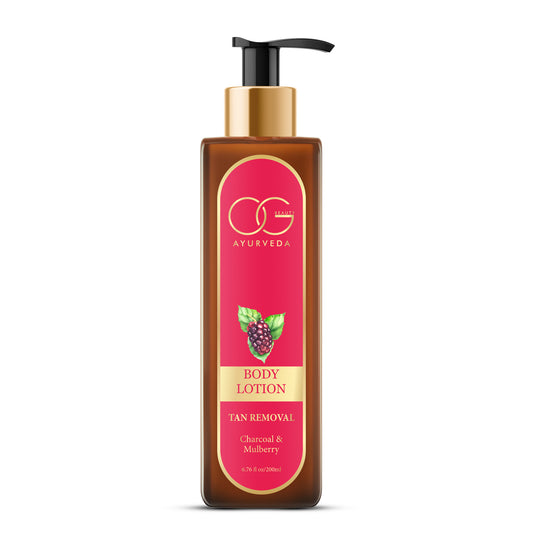 OG Beauty Ayurveda Tan Removal Charcoal & Mulberry Body Lotion