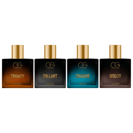 OG Beauty Luxury Alpha Male Perfume Combo Set: Sophisticated Long-Lasting Scents, 4x100 ML EDPs