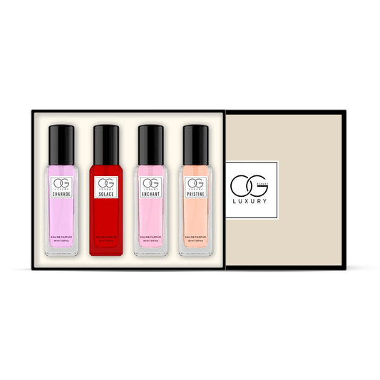 OG Beauty Luxury Fragrances Pack of 4, 20ml Each