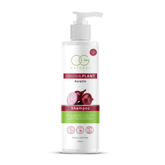 OG Beauty Natural Onion & Plant Keratine Shampoo 250 Ml