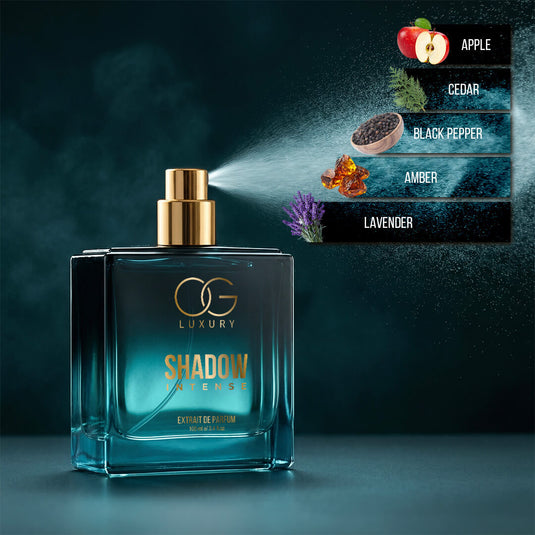 OG Luxury Extrait De Parfum Shadow Intense – India’s First & Strongest Perfume with 40% Concentration, 100 ml