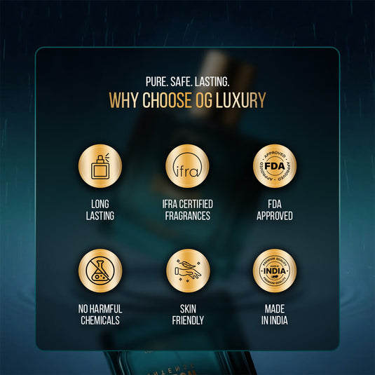 OG Luxury Extrait De Parfum Intense – India’s First & Strongest Perfume with 40% Concentration, 100 ml