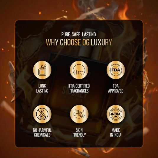 OG Luxury Extrait De Parfum Intense – India’s First & Strongest Perfume with 40% Concentration, 100 ml