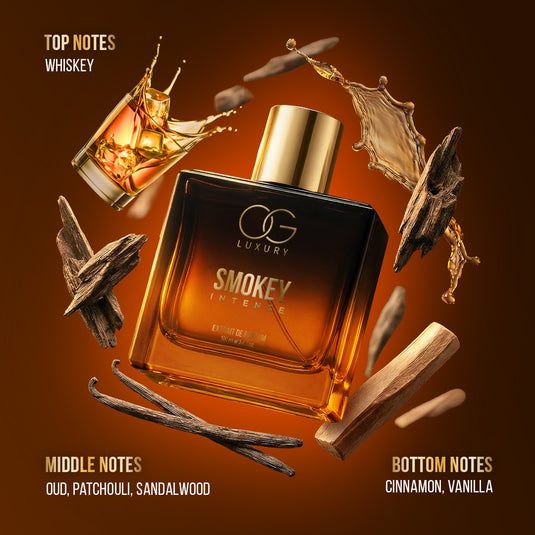 OG Luxury Extrait De Parfum Smokey & Gallant Intense Combo – India’s First & Strongest Perfume with 40% Concentration, 100ml Each
